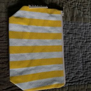 Dr.Max’s Striped Yellow Organic Cotten Zipper Bag